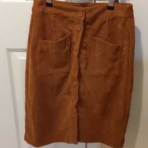 Corduroy skirt